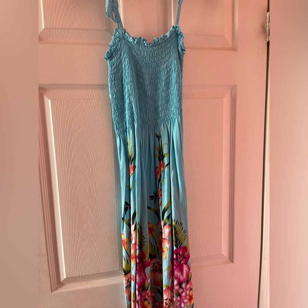 Hawaiian Blue Dress